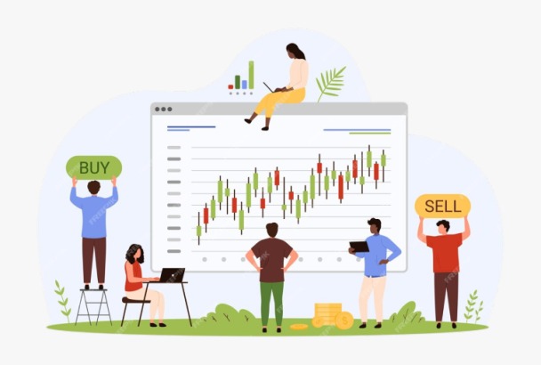 Finance Chart Illustration